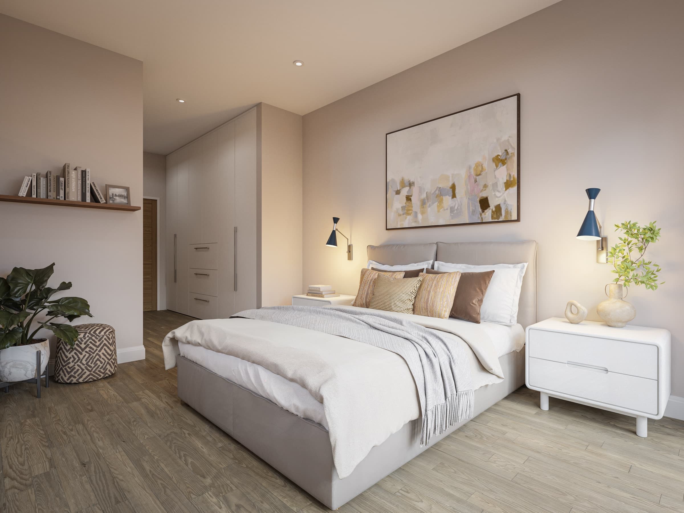 Bedroom CGI, 140 Main Road