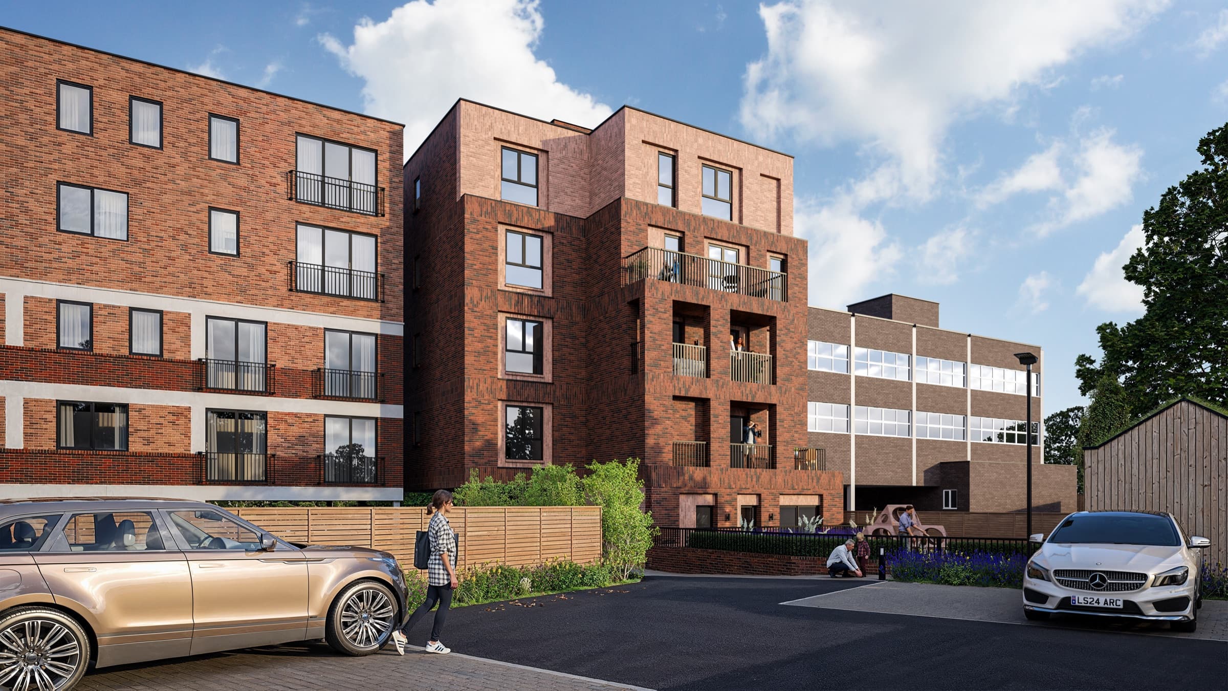 Pound Court, 140 Main Road, Sidcup, exterior CGI